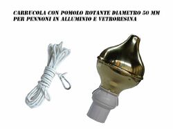 carrucola rotante con pomolo in ottone per pennoni in alluminio e vetroresina.jpg